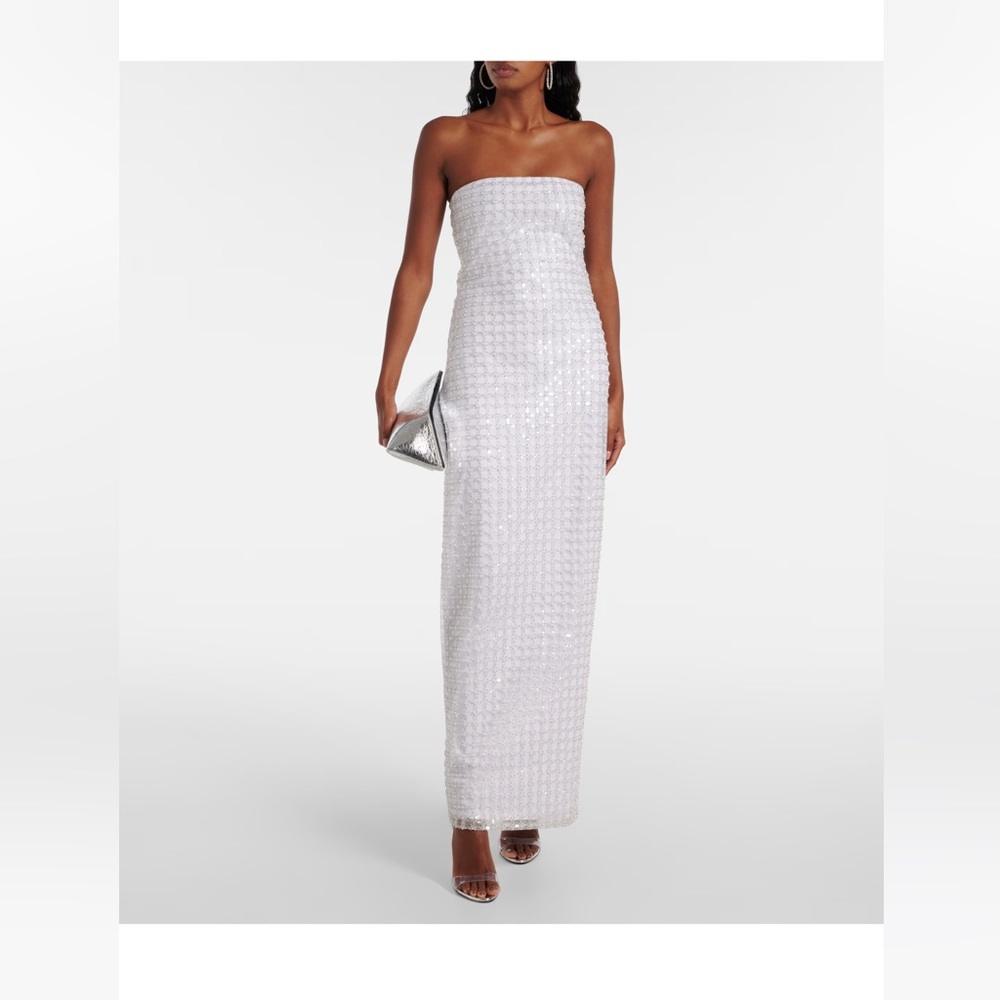 Rotate Bridal beaded sequined maxi dress